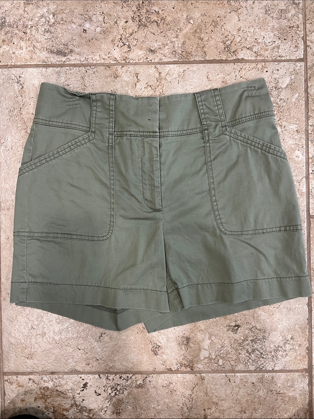 White House Black Market Olive Green Women’s Short